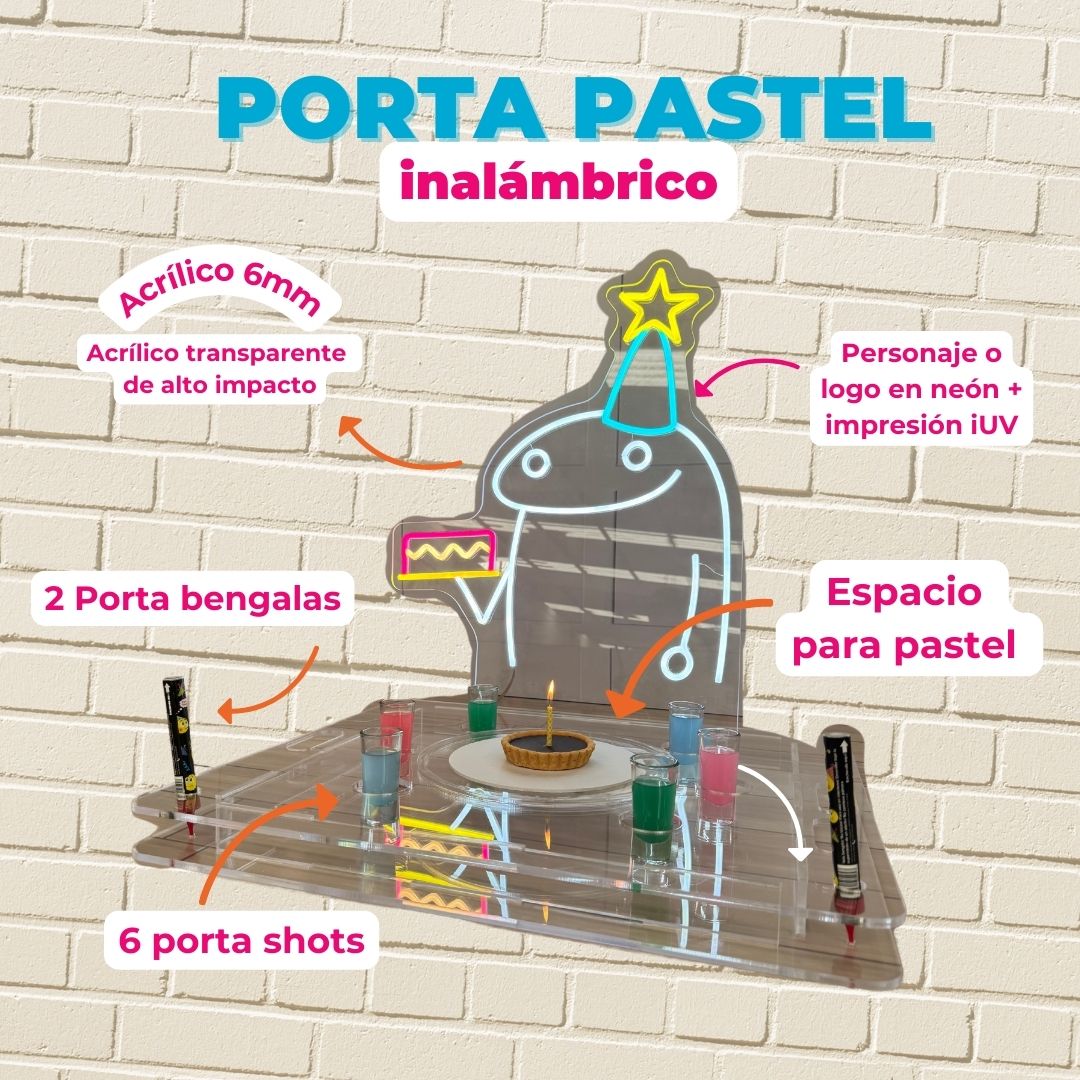 Porta Pastel Inalambrico