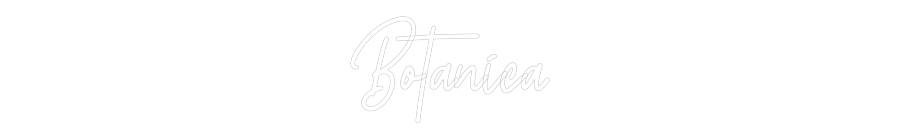 Frase Personalizada Neón Botanica