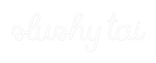 Frase Personalizada Neón slushy tai