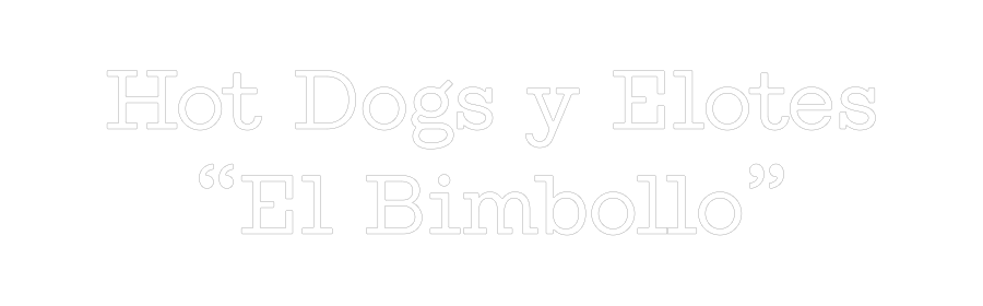 Frase Personalizada Neón Hot Dogs y El...