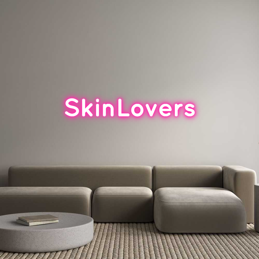 Frase Personalizada Neón SkinLovers