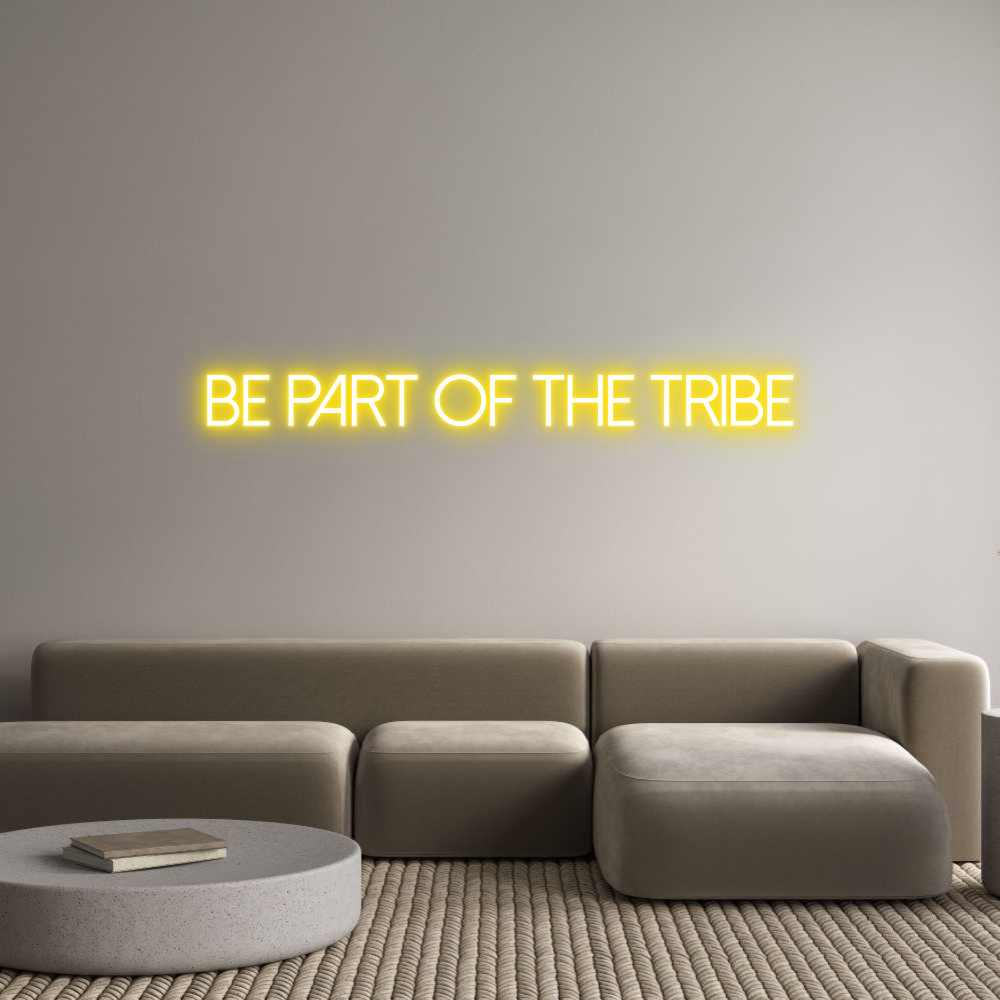 Frase Personalizada Neón Be part of th...
