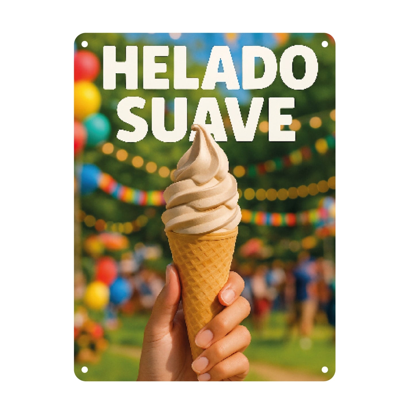 Cuadro Acrílico de Helado Suave LT