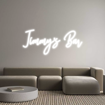 Custom Neon: Jimmy's Bar