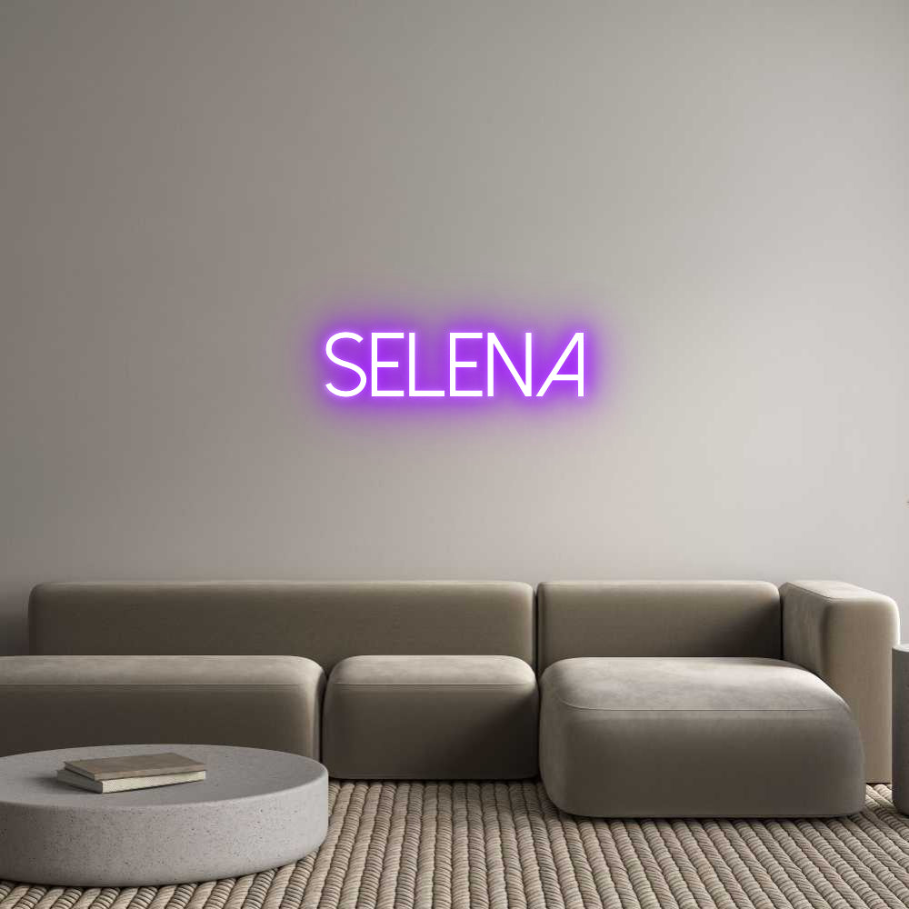 Custom Neon: SELENA