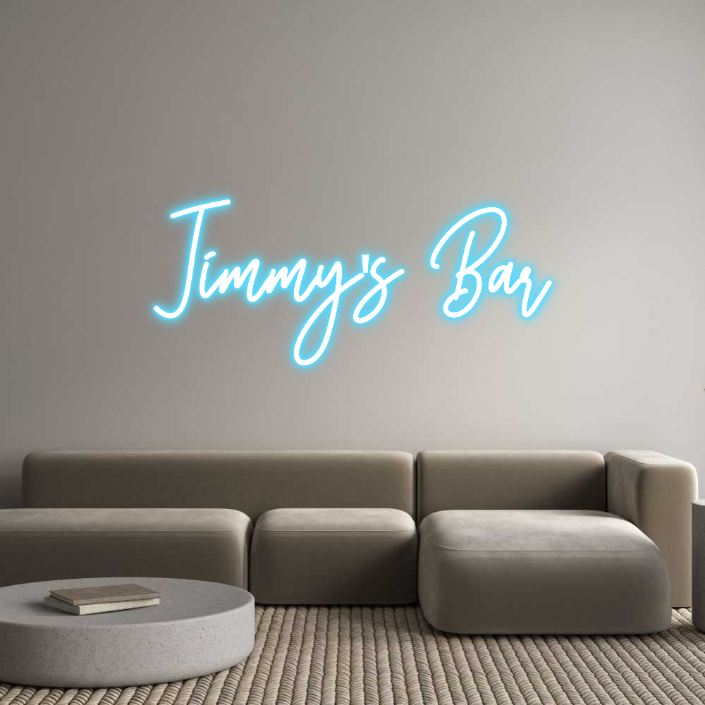 Custom Neon: Jimmy's Bar