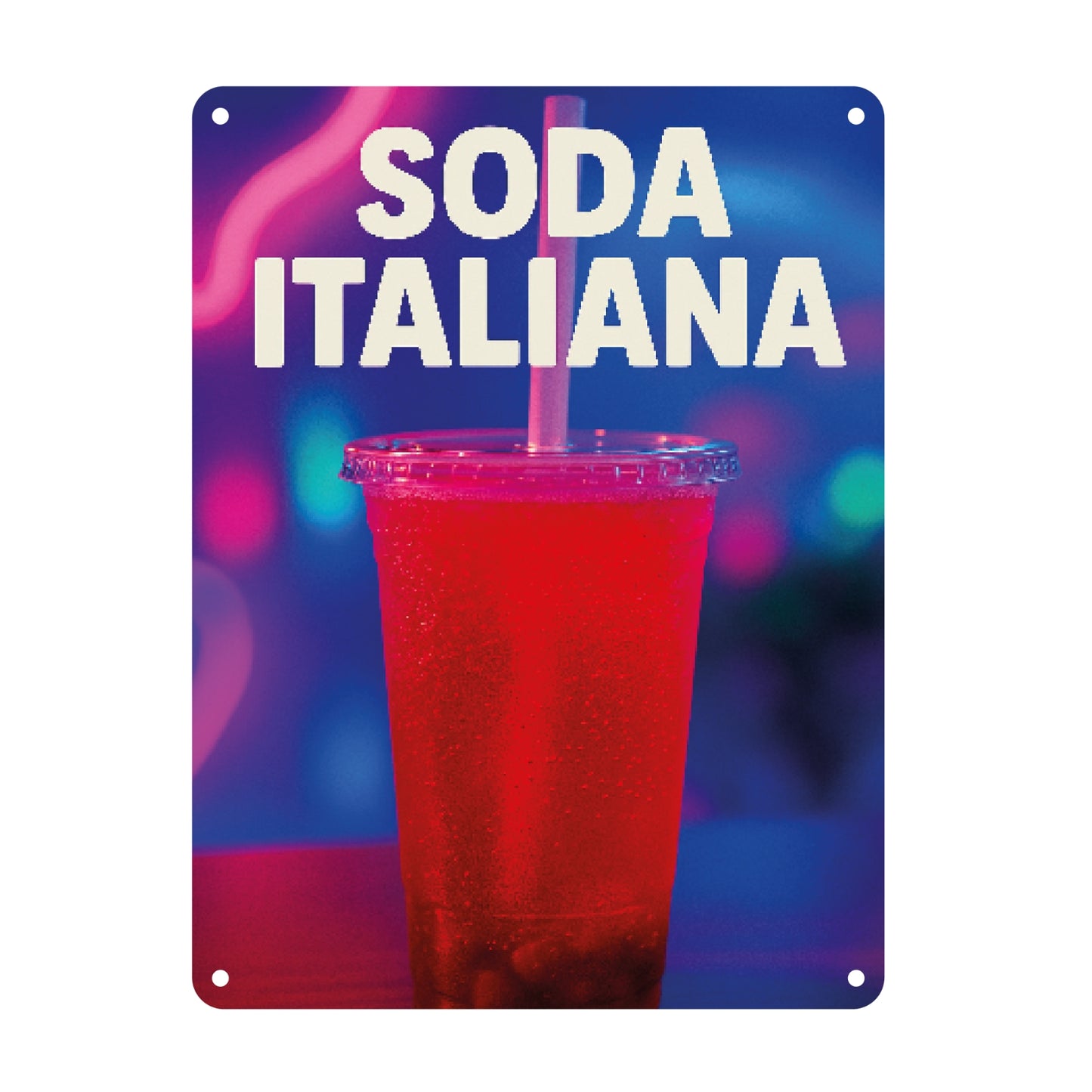 Cuadro Acrílico de Soda Italiana LT