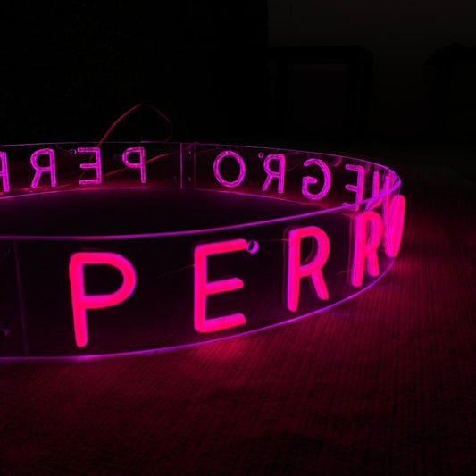 Candelabro Perro Negro LT