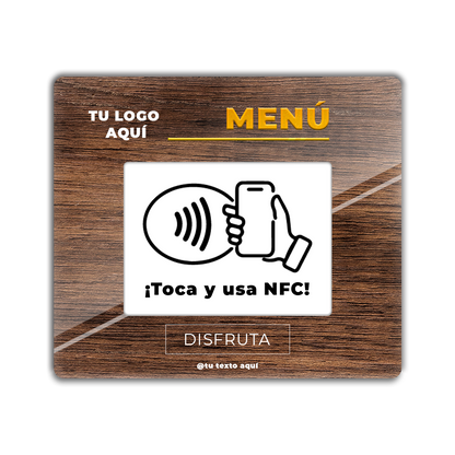 Menú NFC