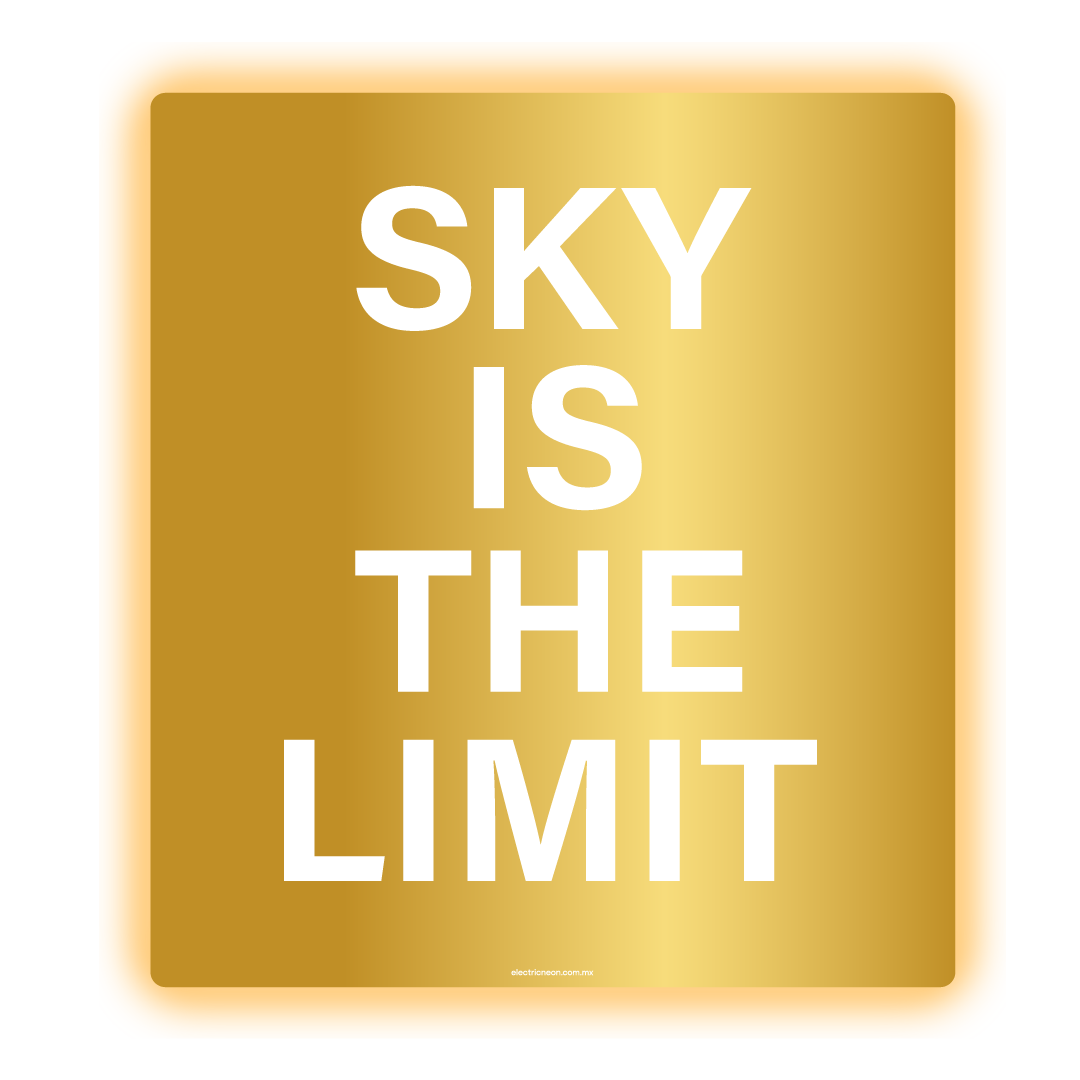 Cuadro Sky is the limit