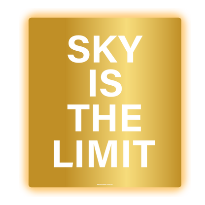 Cuadro Sky is the limit