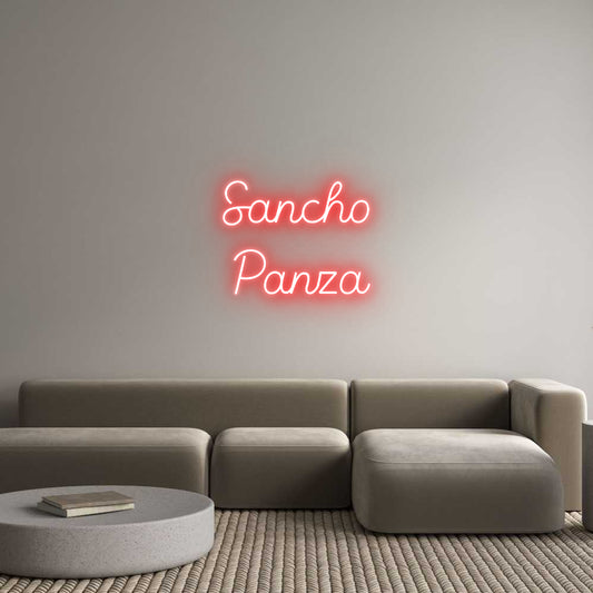 Custom Neon: Sancho
 Panza