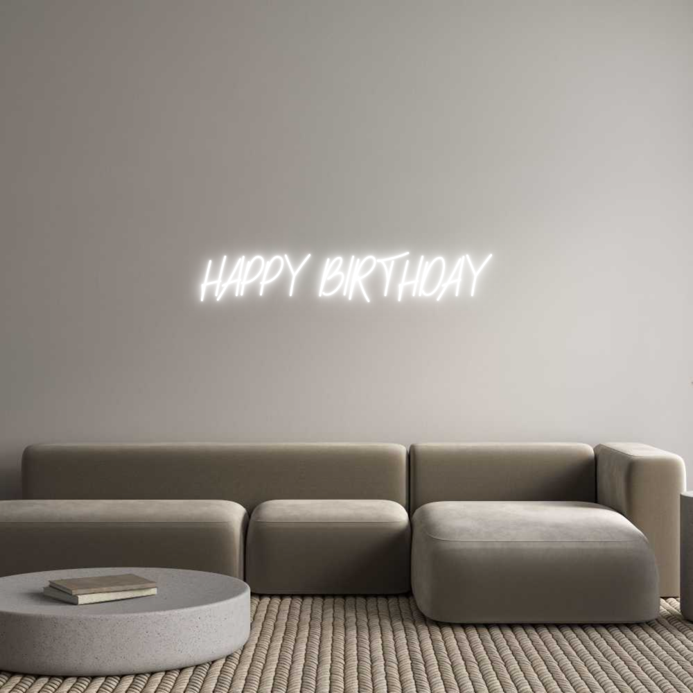 Custom Neon: HAPPY BIRTHDAY