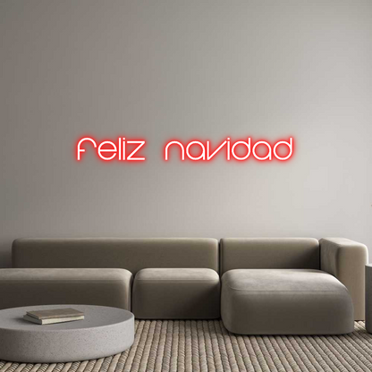 Custom Neon: Feliz navidad