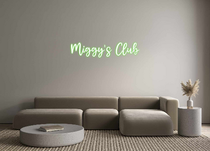 Custom Neon: Miggy’s Club