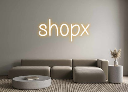 Custom Neon: shopx