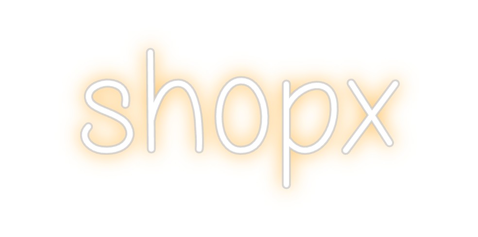 Custom Neon: shopx