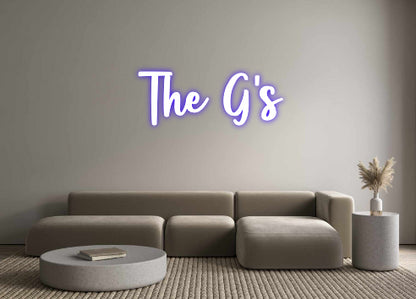 Custom Neon: The G's