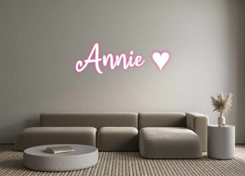 Custom Neon: Annie ♥