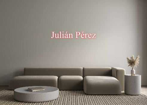 Custom Neon: Julián Pérez