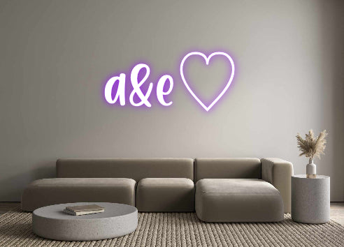 Custom Neon: á&e♡