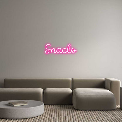 Custom Neon: Snacks