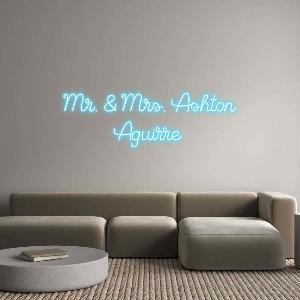 Custom Neon: Mr. & Mrs. As...