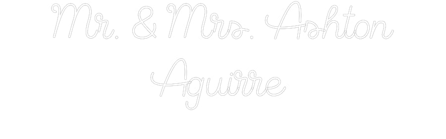 Custom Neon: Mr. & Mrs. As...