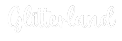 Frase Personalizada Neón Glitterland