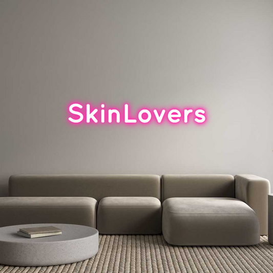 Frase Personalizada Neón SkinLovers