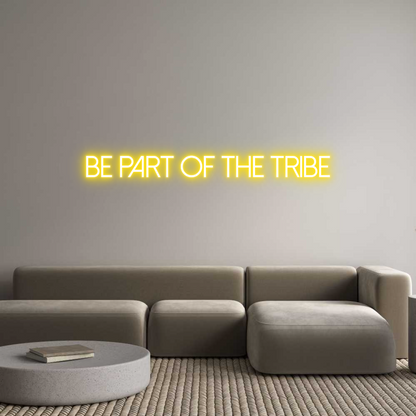 Frase Personalizada Neón Be part of th...
