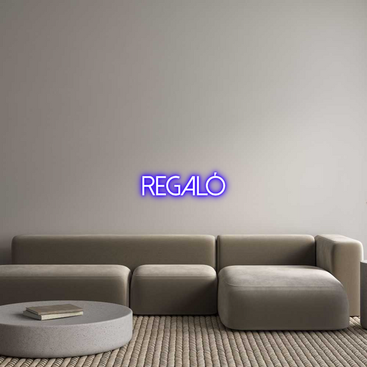 Frase Personalizada Neón regaló