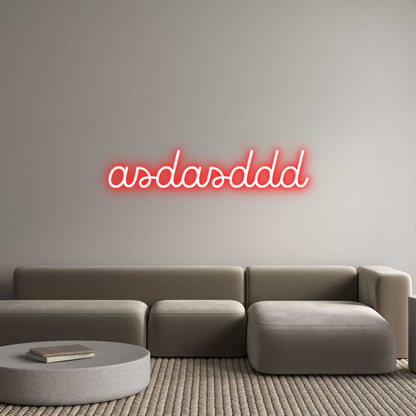 Frase Personalizada Neón asdasddd