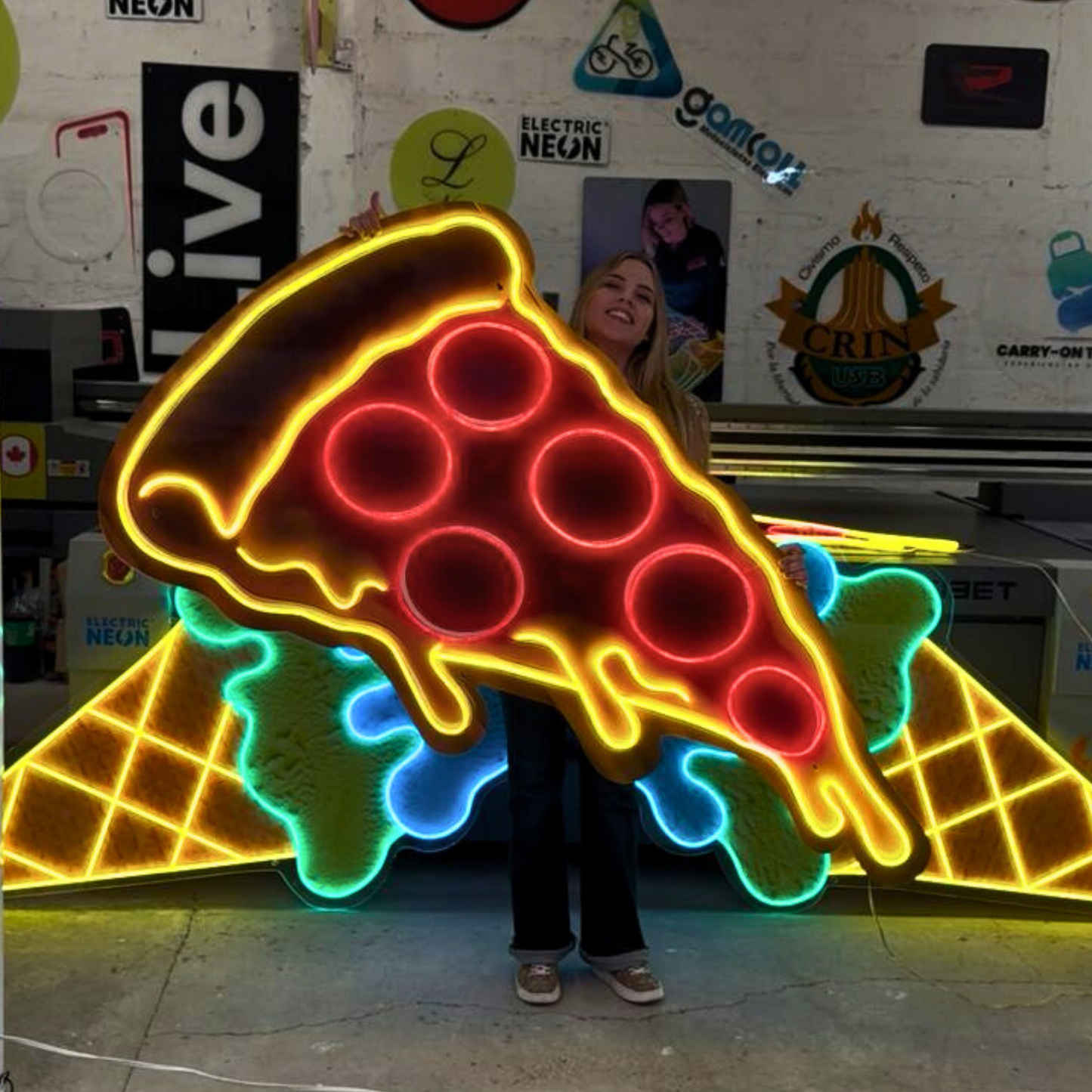 Pizza con Impresión