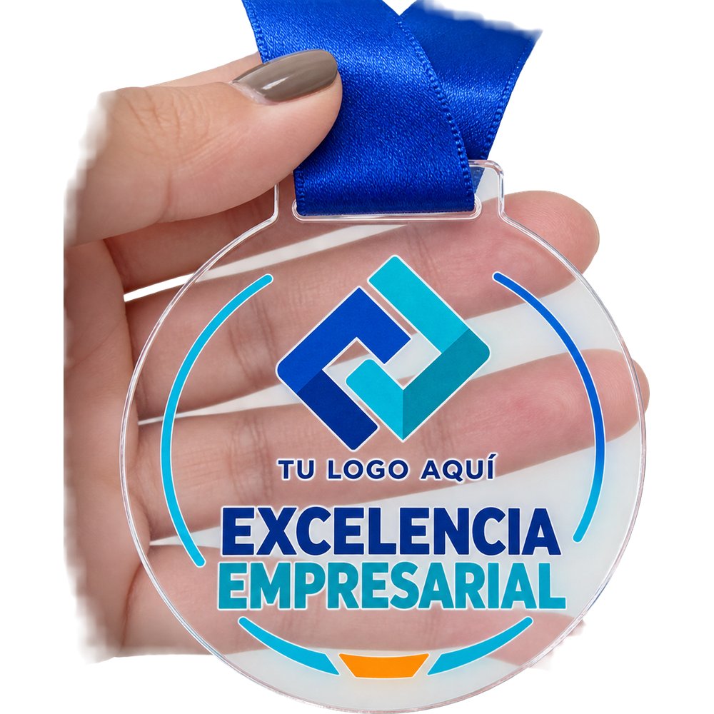 Medalla de acrílico con impresión UV · foto 2