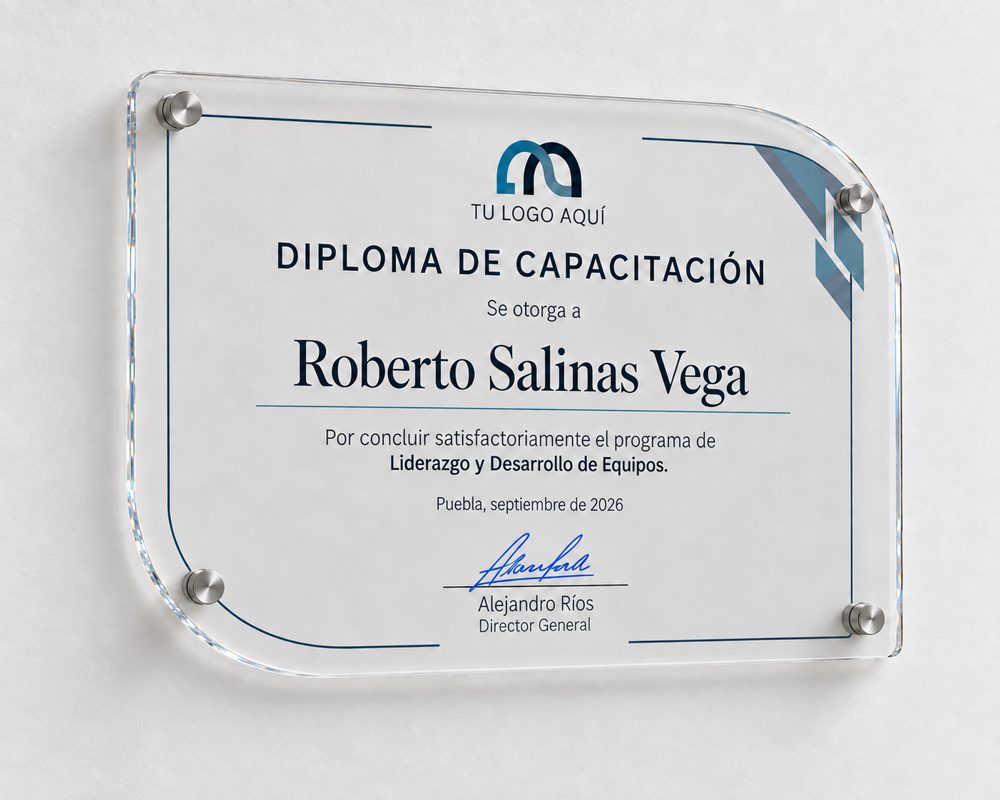 Diploma de acrílico · foto 6