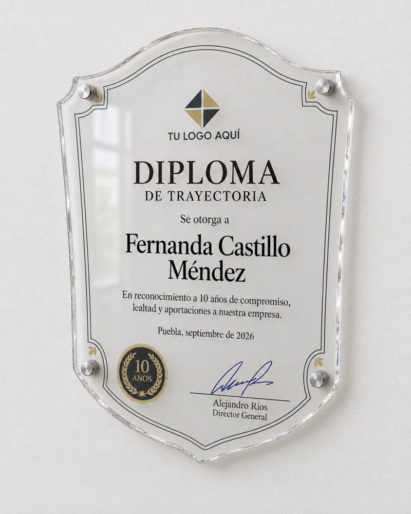 Diploma de acrílico · foto 7
